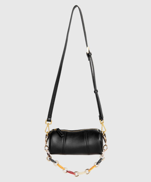 Color Chain Barrel Bag